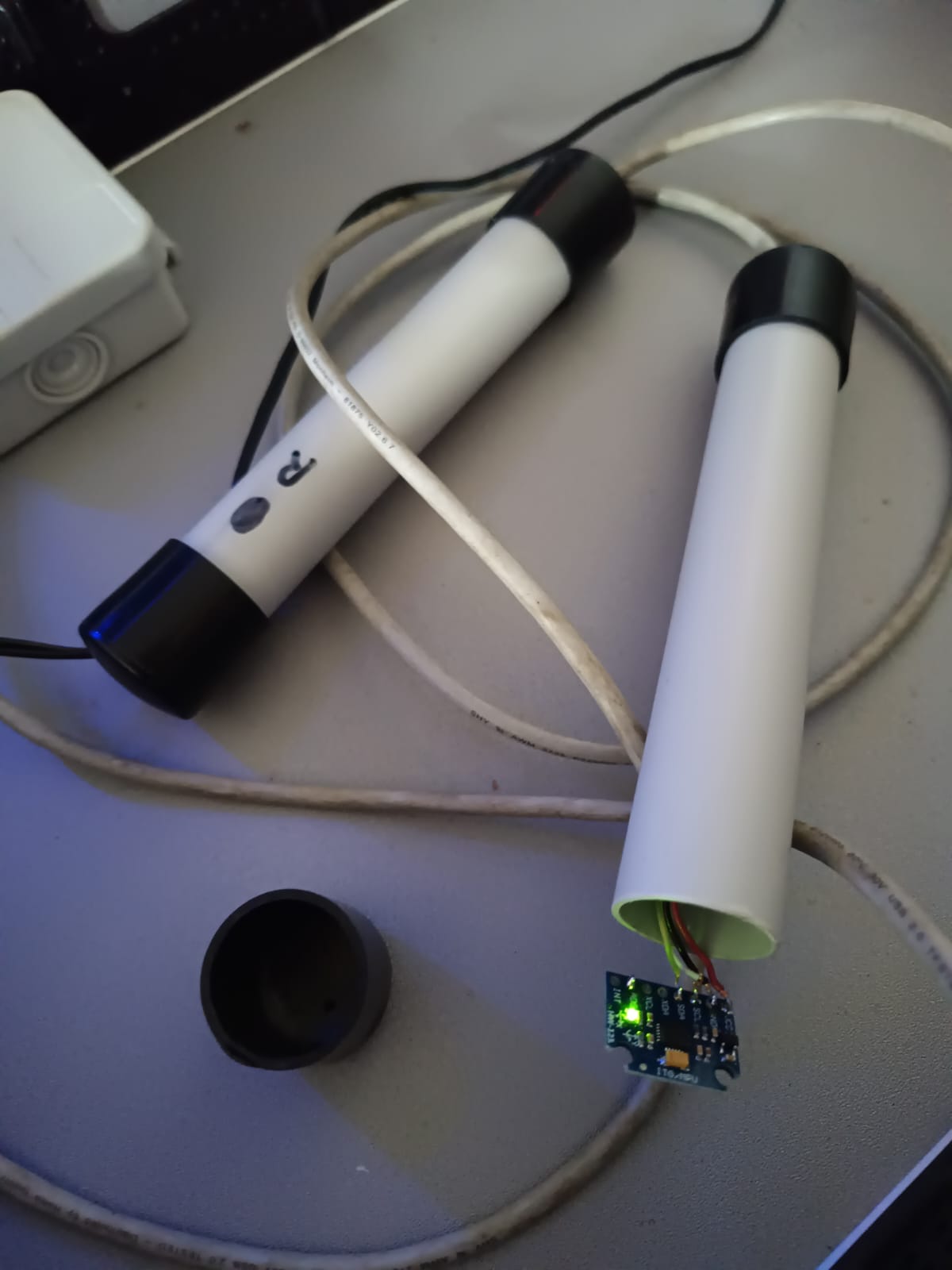Die beiden Handcontroller für Gyro Pong